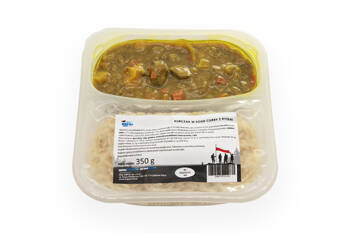 Kurczak w sosie curry z ryżem 350 g PROMOCJA
