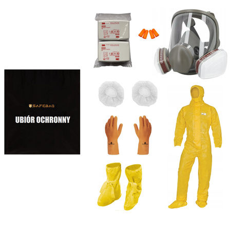 Plecak ewakuacyjny z wyposażeniem CBRN rozm. B