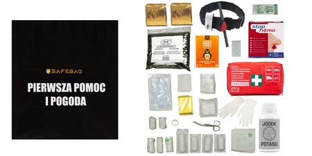 Plecak ewakuacyjny z wyposażeniem CBRN rozm. B