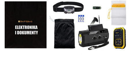 Plecak ewakuacyjny z wyposażeniem CBRN rozm. B